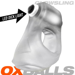 Oxballs Ballstretcher lumineux Glowsling 30 mm Transparent